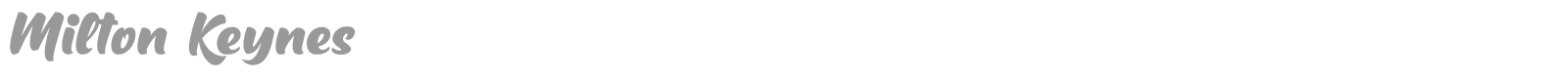 Milton Keynes font preview